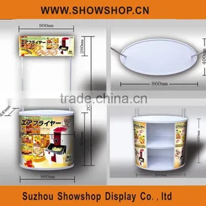Economical Portable OVAL Promotional Table thumbnail-1