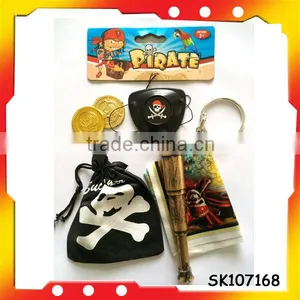 Skull Pirate Pocket Plastic Pirate Gold Coins for Wholesale thumbnail-1