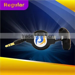 China Wholesale Cheap Free Sample Retractable Earphone Good Sound Quality Earphone for Mobile thumbnail-1