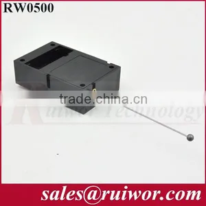 RuiWor RW0500 Cuboid Retractable Security Display Tether for Retail Product Positioning Install by 3M Adhesive Tape or Screw thumbnail-1