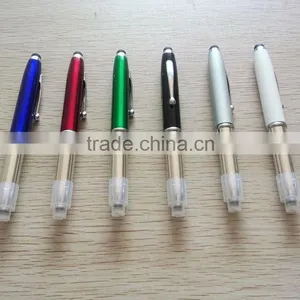 Wholesale 3 in 1 Combination Led Pen Stylus Touch Screen Ball Pen Quality Choice thumbnail-3