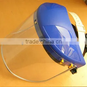 2016 New Protective Headband ABS Face Visor With PP Headgear PC Helmet Headgear PVC Head Gear for Sales thumbnail-3