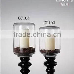 Wholesale Black Desktop Candle Holder Wedding Decorations thumbnail-1