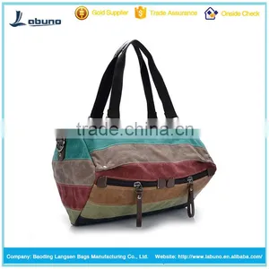 2016 Wholesale Leisure Single Shoulder Canvas Retrostyle Handbags thumbnail-3