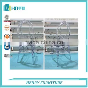 Transparent Crystal Resin Royal Chair Crystal Resin Phoenix Chair thumbnail-6