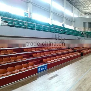 Aluminum Bleachers Stabilizing Grandstand With Plastic Chair thumbnail-1