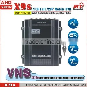 Car Camera AHD Dvr 4 Channel,4TB HDD Ahd Mdvr , Car Dvr For Bus And Taxi With PC/IOS/Android Software, X9s thumbnail-1