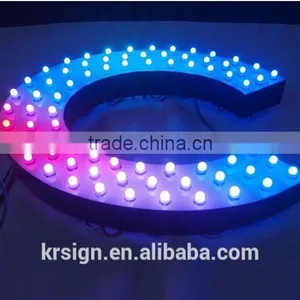 Luminous Letters / Sign Letters of Mirrored Stainless Steel/acrylic Punching Lighted Word/channel Letters Door Sign thumbnail-6