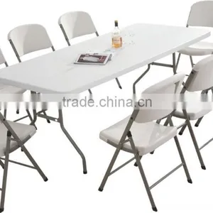 8ft Cheap Plastic Folding Table With Competitive Price and High Quality thumbnail-2
