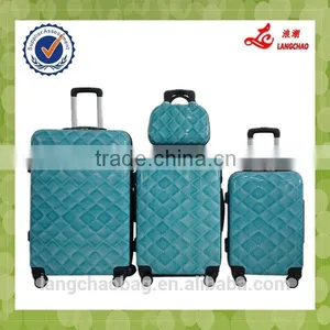 3pcs Set Hard Shell Luggage Abs Trolley Suitcase Factory Price thumbnail-3