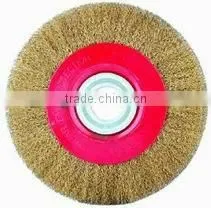 Brass Coated Wire Circular Wheel Brush thumbnail-1