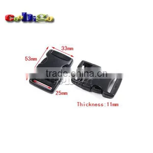 1" Plastic Arched Buckle For Tactical Backpack Straps Camping Bags Accessories #FLC328-25 thumbnail-1