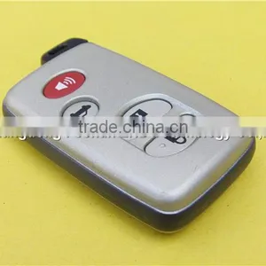 3+1 Buttons Silver Cover Smart Key Case for Toyota Camry Remote Transmitter Key HYQ14AAB thumbnail-5