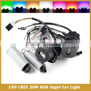 E90 20W RGB Remote Multi-Color LED Angel Eyes Kit for E90 2006-2008 E60 thumbnail-6