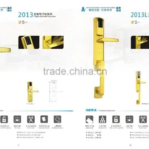 Frigerprint Household Electronic Lock for the Copper Forging Door Lock With RFID Card . thumbnail-1