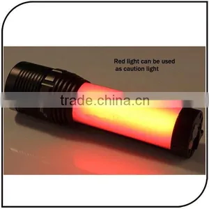 2015 Hot Sale Rechargeable Alarm Light Camping Light Emergency Flashlight thumbnail-3