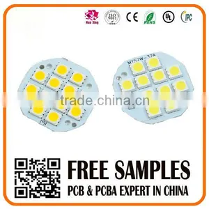 Custom Aluminum Pcb Board , 1.0mm / 1.2mm / 1.6mm Round Aluminum Led Pcb thumbnail-2