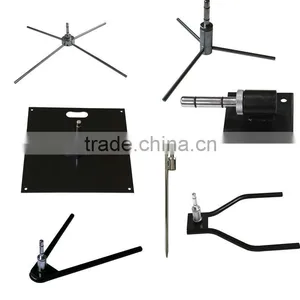 Flag Banner Pole Base With Ball Bearing Inside Help Pole Banner Stand Well thumbnail-1