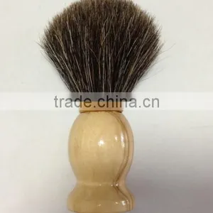 Horse Hair Horse Tail Hair Men's Shaving Brush Wood Handle Face Brush thumbnail-1