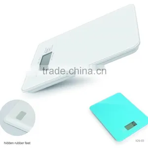 Digital Kitchen Scale, 3mm Tempered Safety Glass Platform, 1g/0.1oz Graduation, 5kg Capacity thumbnail-1