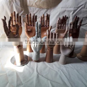 Plastic Display Hand Wooden Hand Display Hand Children Wooden Hand Man Wooden Hand thumbnail-3