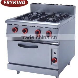 Commercial Gas Range With 4 Burners and Oven thumbnail-2