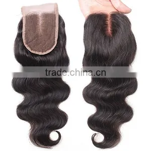 Brazilian Body Wave Top Closure Unprocessed Human Hair Lace Closure Bleached Knots With Baby Hair thumbnail-2