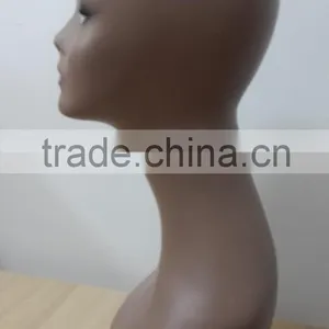 Glass Fiber Reinforced Plastics Material Mannequin Head for Hair Wig Display thumbnail-2
