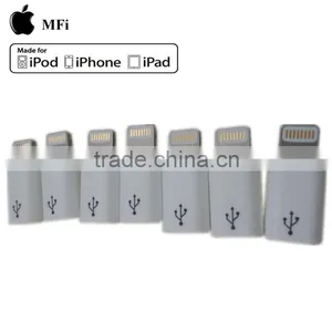 Wholesale OEM 8pin to Micro Adapter With MFi Certified thumbnail-3