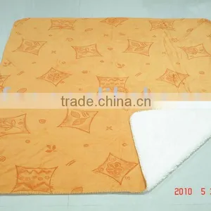 100% Polyester Printed Short Fur Sherpa Throw thumbnail-1