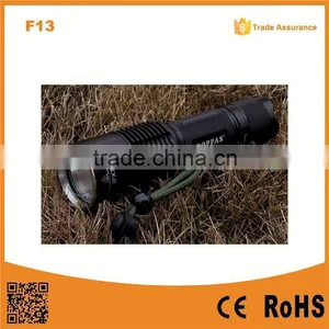 F13 High Power Aluminium Body Rechargeable Battery Small Powerful Led Torch Flashlight thumbnail-1