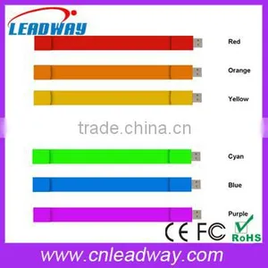 Bulk Purchasing Website Silicone Wristband USB Flash Drive With Printable Promotional Products thumbnail-3