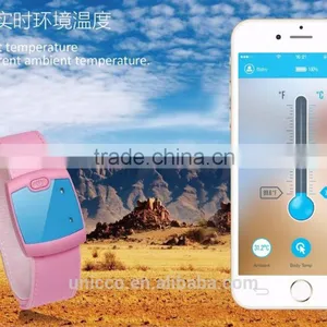 Smart Watch Thermometer for Baby Use Supported Smart Phone Apps Bluetooth Remote Monitoring thumbnail-2