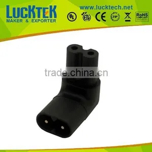 Figure 8 IEC 320 C7-C8 UP Down Angle AC Power Adapter thumbnail-1