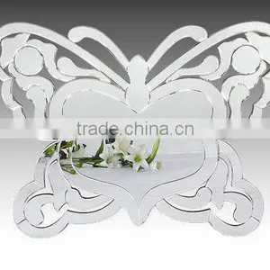 Decorative Butterfly Elegance Glass Etche Venetian Wall Mirror for Homed thumbnail-1