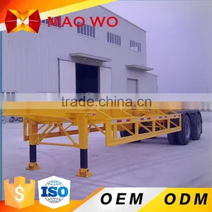 2016 Best Quality 3 Axles Used Skeleton Container Semi Trailer for Sale thumbnail-2