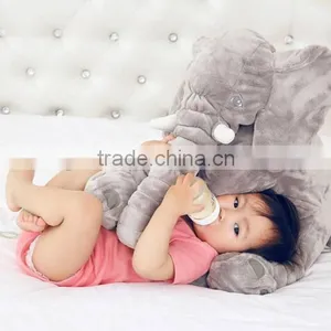 Hot Style Children's Elephant Doll/ Elephant Back Cushion Pillow WeiDang Super Soft Plush Toys Elephant Baby Pillows Waist thumbnail-4