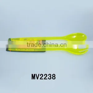 Plastic Salad Serving Fork and Spoon Set thumbnail-1