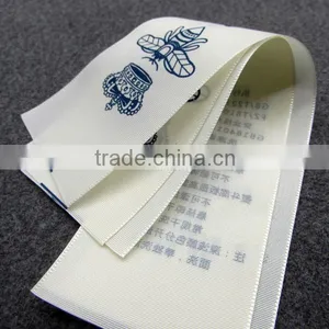 Navy Silk Printing Carelabel For Leather Bags thumbnail-2
