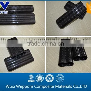 Three Slots Carbon Fiber Cigar Case 100% Carbon Fiber Material thumbnail-4
