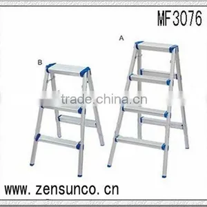 "A" Model Aluminium Step Ladder With Tool Shelf thumbnail-1