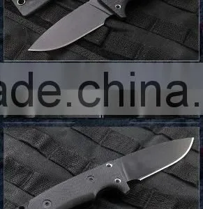 OEM D2 Blade Hunting Survival Knife With Fire Starter thumbnail-3