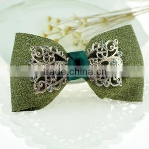 Nature Burlap Jute Ribbon Bows for Decoration thumbnail-2