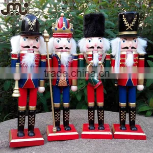 Handmade Wooden Christmas Decoration Nutcracker,24cm Tall Nutcracker Soldier thumbnail-1