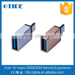 Aluminium Alloy USB 3.1 Type C Male to USB 3.0 Type A Female OTG Data Transfer/Charging Adapter/Connector for USB C Devices thumbnail-3
