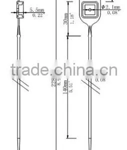 GC-P007 Heavy Duty Plastic Strap-Lock Security Seals thumbnail-3