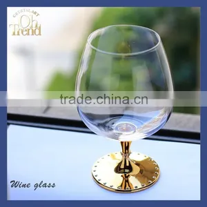 Wholesale Clear Fancy Giant Glassware Manufacturer Short Bottomwine Glass Drinking Glass for Party thumbnail-1