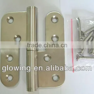SH017-L Stainless Steel Round Corner Lift off Door Hinge thumbnail-1