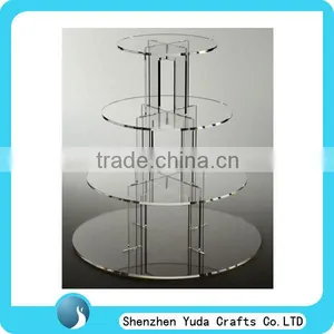 4 Tier Cake Stand Round Acrylic thumbnail-1