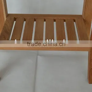 Teak Wooden Comfortable Bathroom Stool FSC Approved thumbnail-5